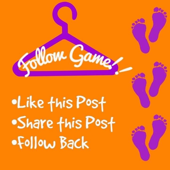 Follow Game!! Let's help our fellow Poshers!♥️👣 - Picture 1 of 1